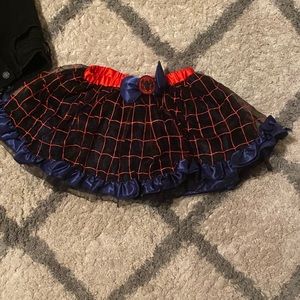 Spider girl skirt for Halloween costume